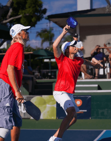 Playing pickleball with HUDEF pickleball paddles 