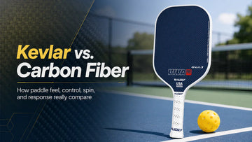 HUDEF Viva Pro Gen3 Kevlar and carbon fiber pickleball paddle
