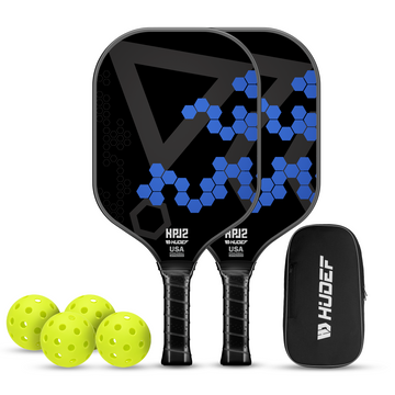 HUDEF HPJ2 USA Pickleball (USAPA) Approved  Pickleball Paddles Set Blue