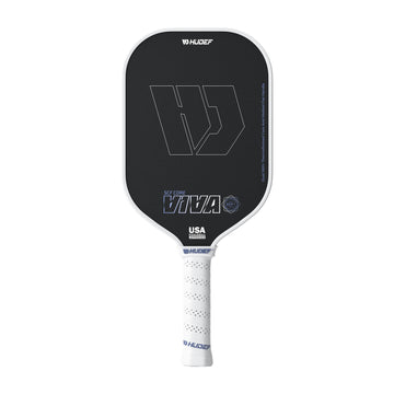 Hudef Viva SCF1 Elongated Pickleball Paddle – White 16mm (USAP Approved)