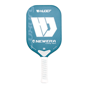 Hudef LUXURY GEN 1 Dual-thermoformed Cyan Elongated Pickleball Paddle (Grit)