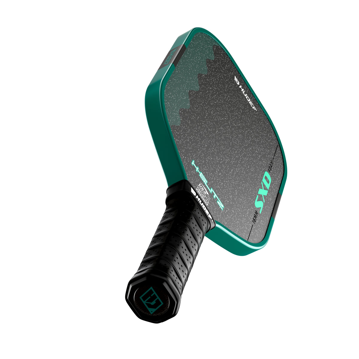 Hudef H-BLITZ 16mm Pickleball Paddle – Full-Foam Core, T700 Carbon Fiber, USAP Approved – Green