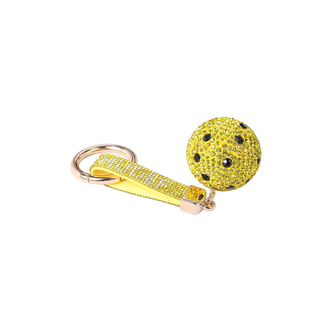 HUDEF Pickleball Crystal Keychain
