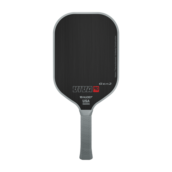 Hudef Viva Pro™ Gen2 Elongated Thermoformed Pickleball Paddle (Carbon Fiber)