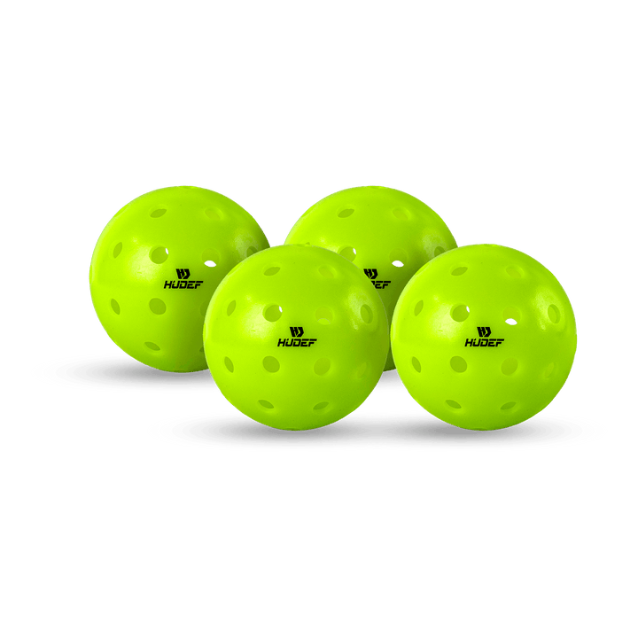 HUDEF HPJ Pickleball Paddles & USA Pickleball (USAPA) Approved Outdoor Balls Set - Hudef Sport