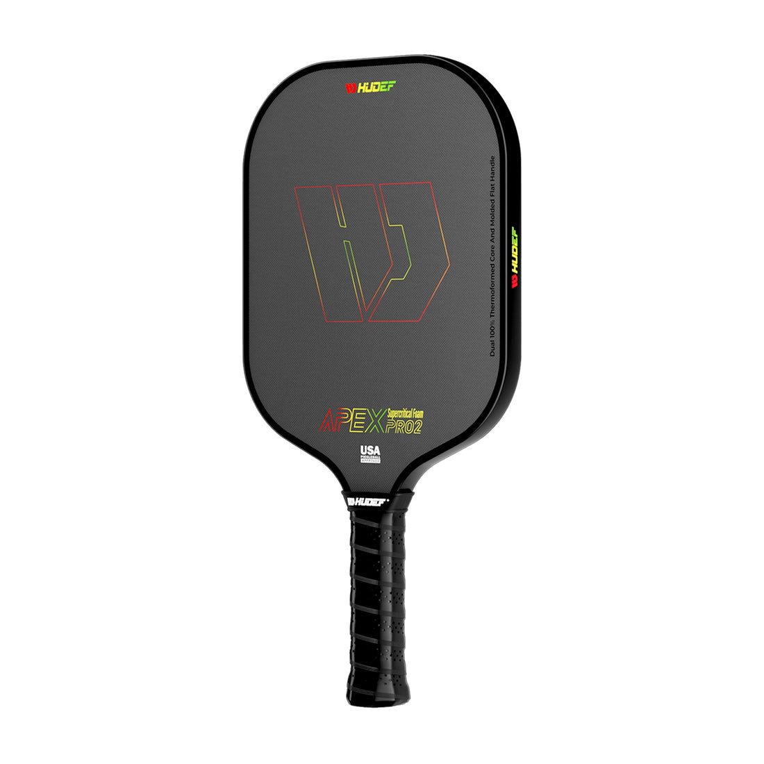 Hudef Apex Pro2 Wide Body Pickleball Paddle – 16mm