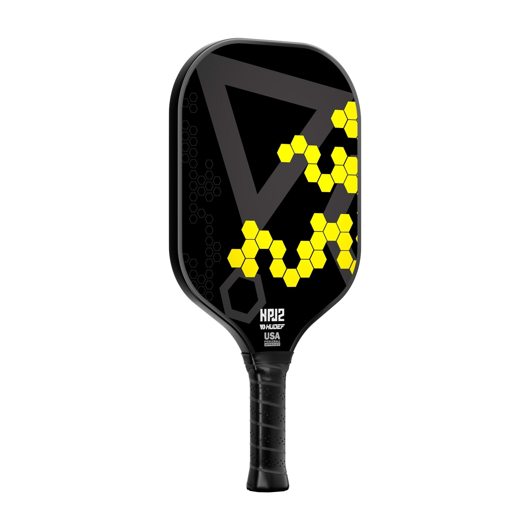 HUDEF HPJ2 USA Pickleball (USAPA) Approved Pickleball Paddles Set Yellow