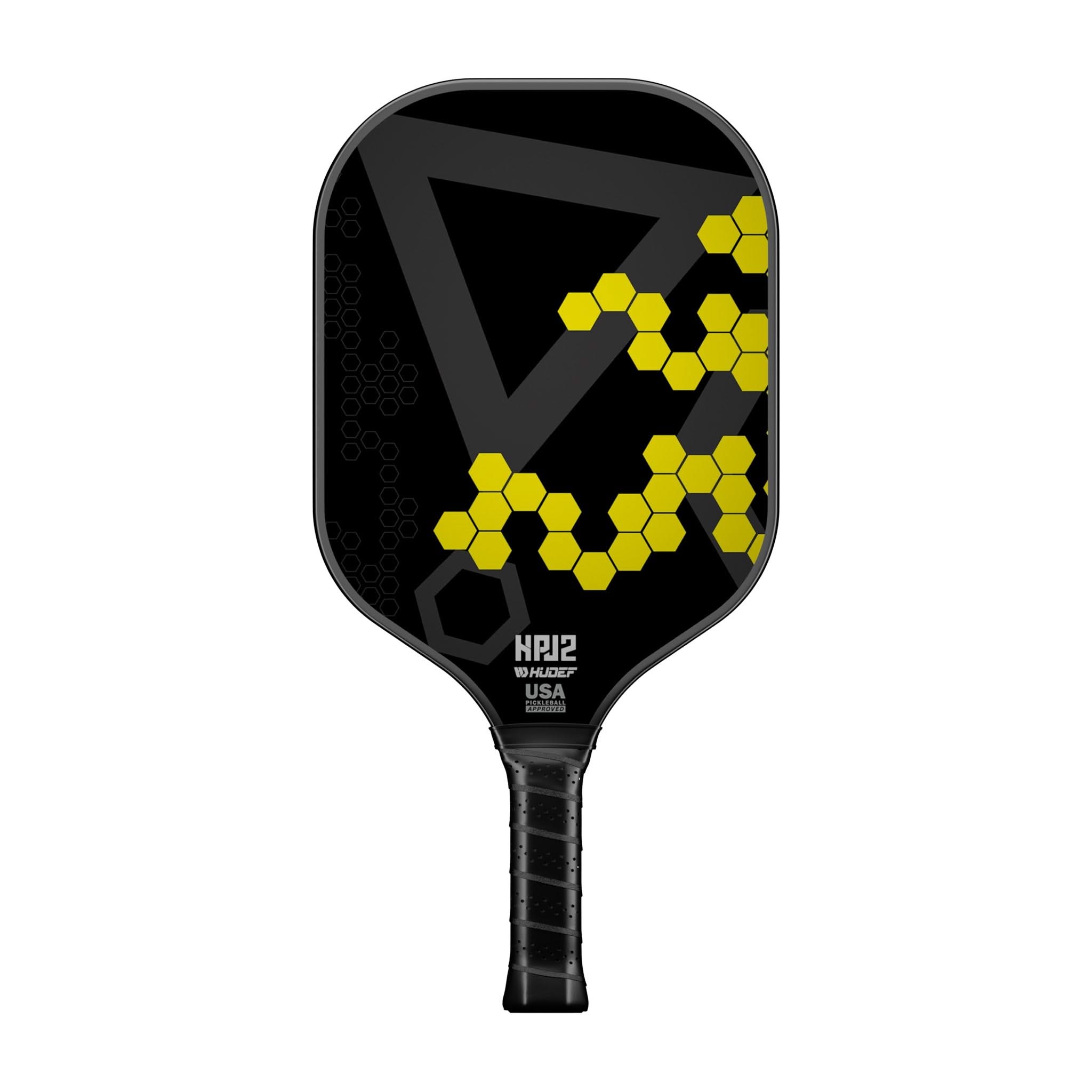 HUDEF HPJ2 USA Pickleball (USAPA) Approved Pickleball Paddles Set Yellow