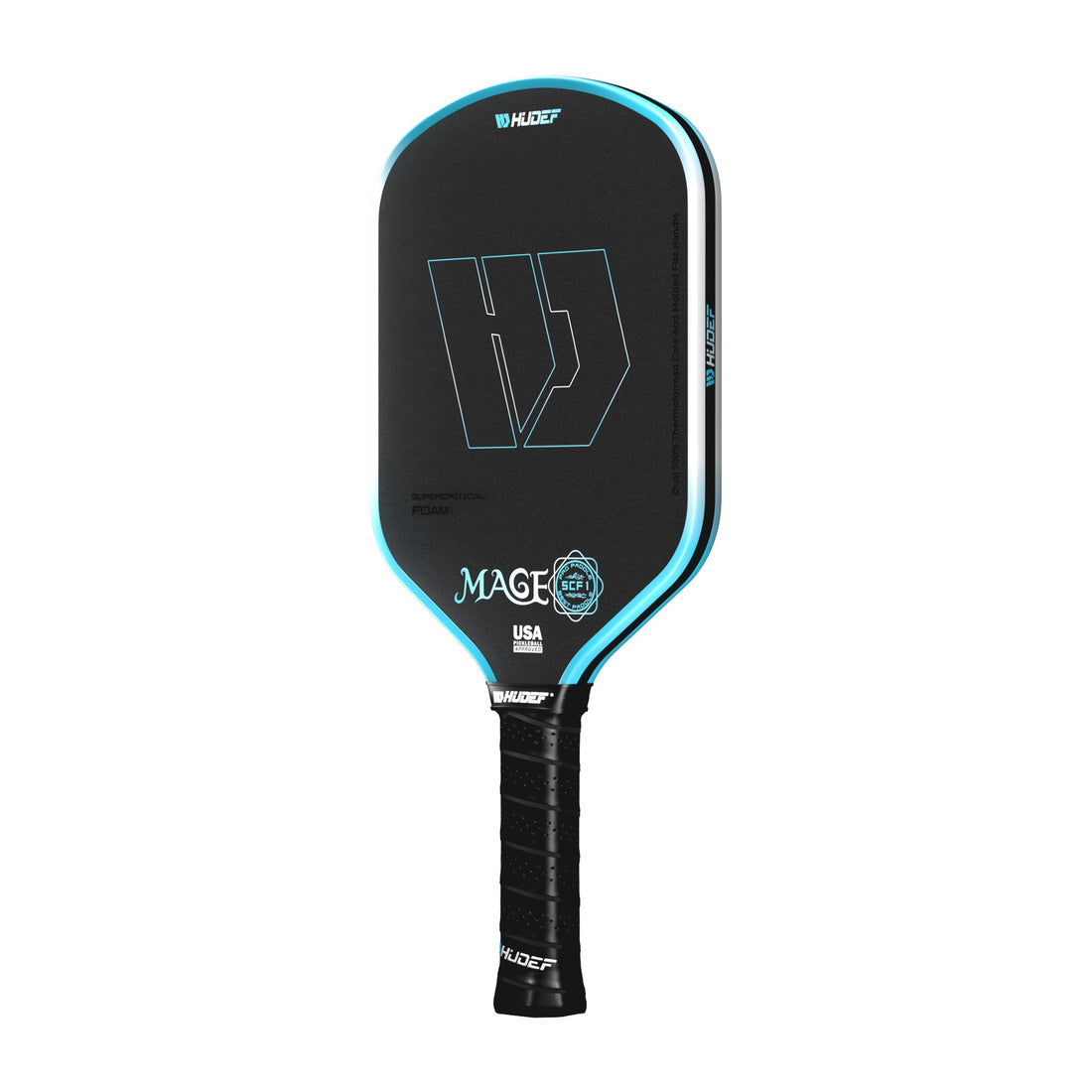 Hudef Mage SCF1 Hybrid Pickleball Paddle – Blue 16mm