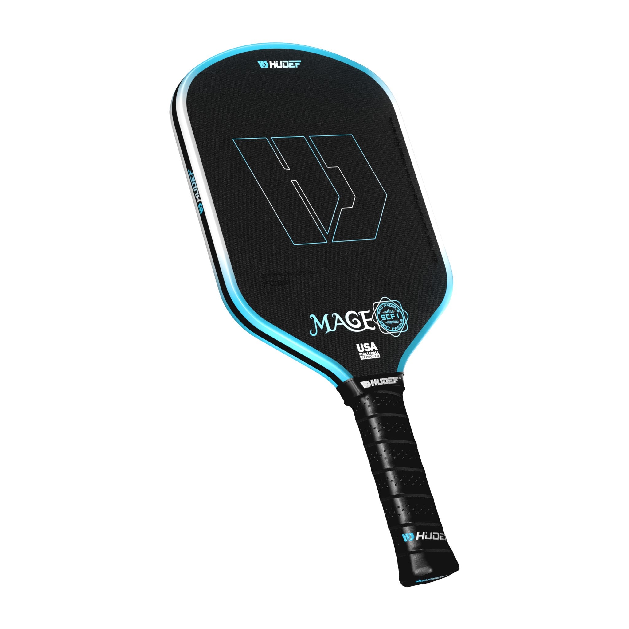 Hudef Mage SCF1 Hybrid Pickleball Paddle – Blue 16mm – Hudef