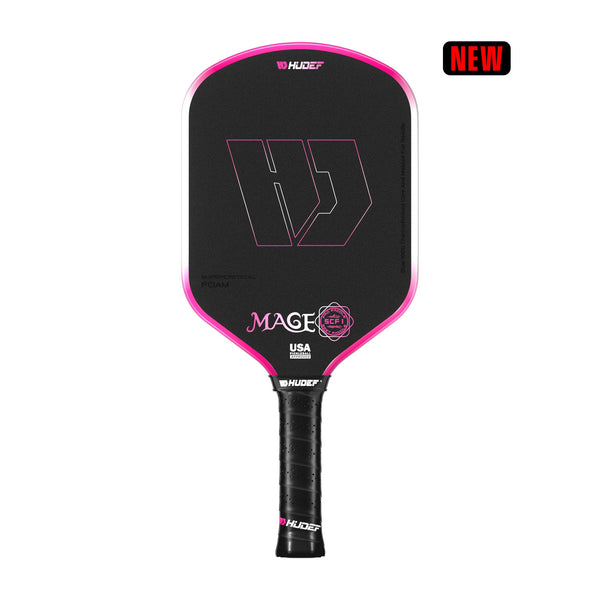 Hudef Mage SCF1 Supercritical Foam Honeycomb Hybrid Pickleball Paddle Pink