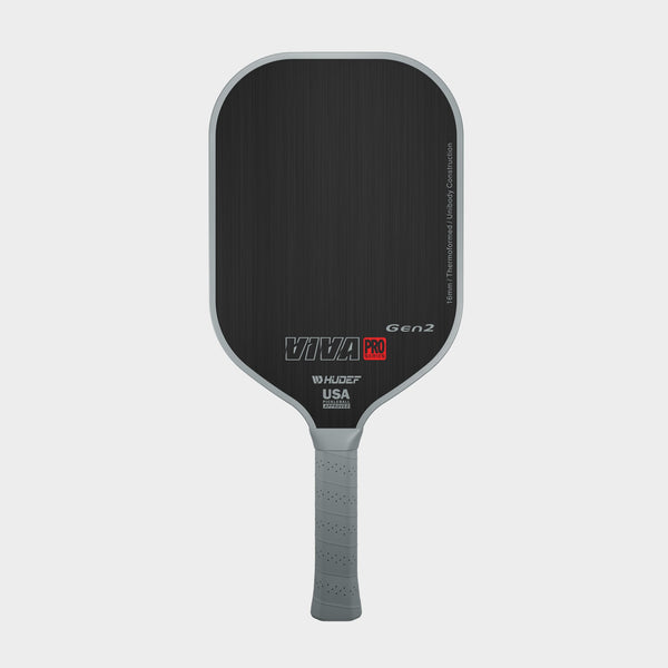 Hudef Viva Pro™ Gen2 Elongated Thermoformed Pickleball Paddle (Carbon Fiber)