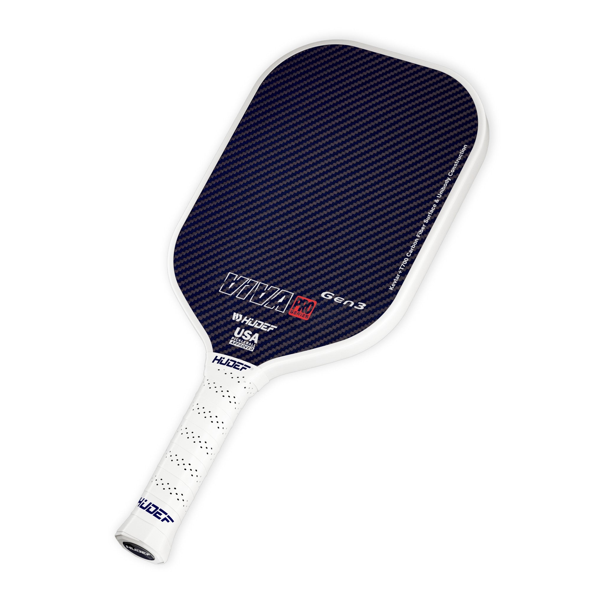 Hudef Viva Pro™ Gen3 Elongated Pickleball Paddle (Kevlar)