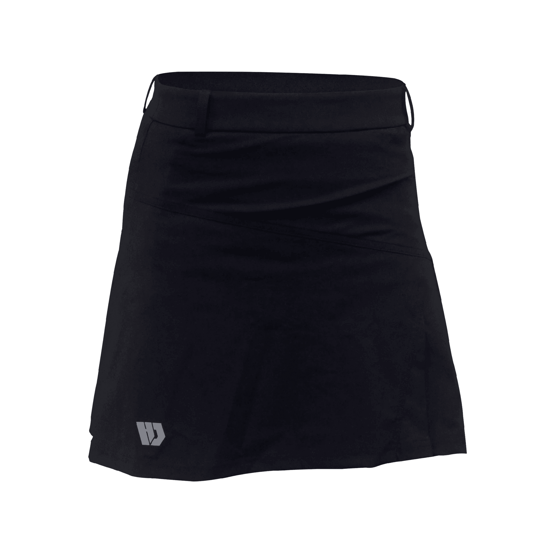 HUDEF WOMEN'S SHORT SKIRT BLACK - Hudef Sport