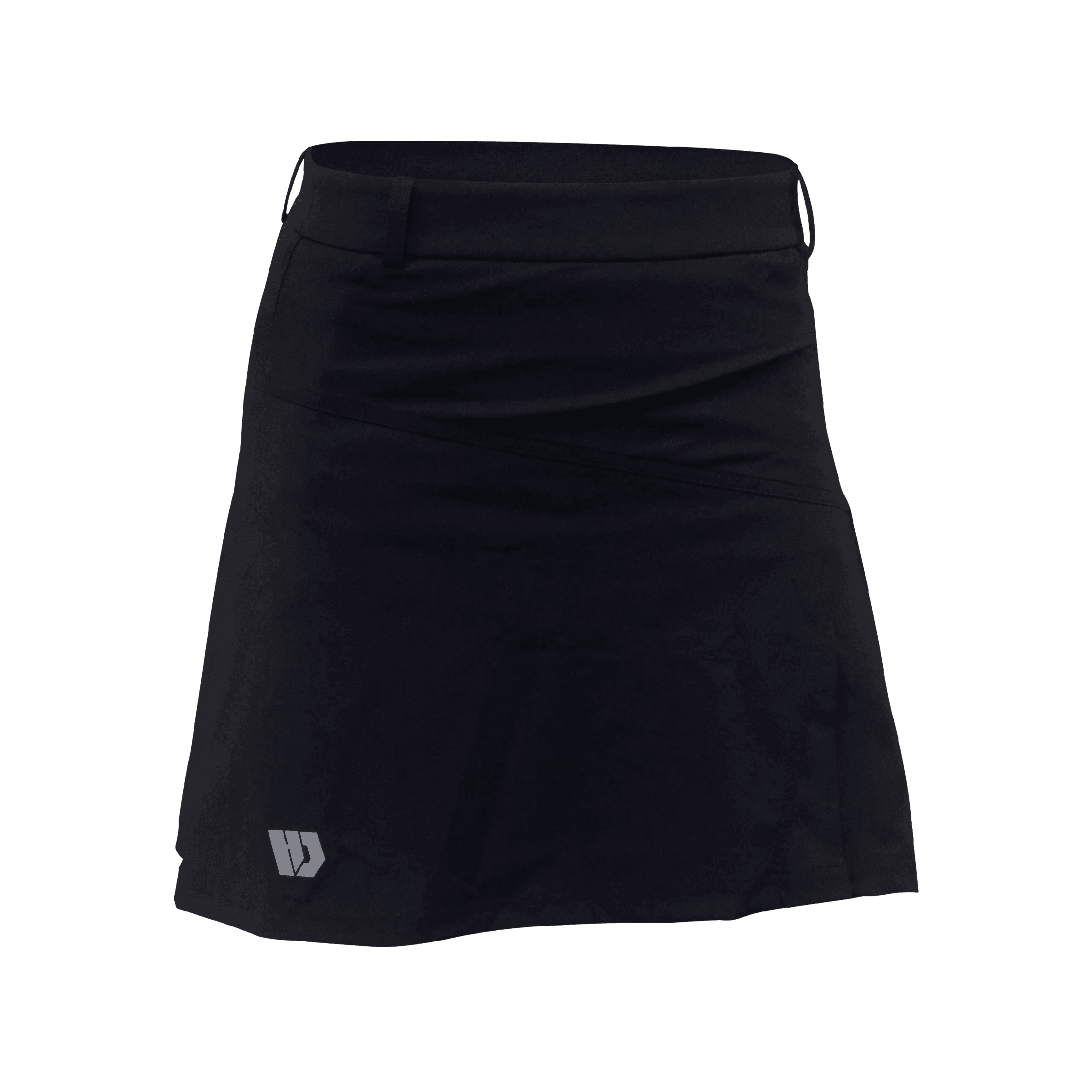 HUDEF WOMEN'S SHORT SKIRT BLACK - Hudef Sport